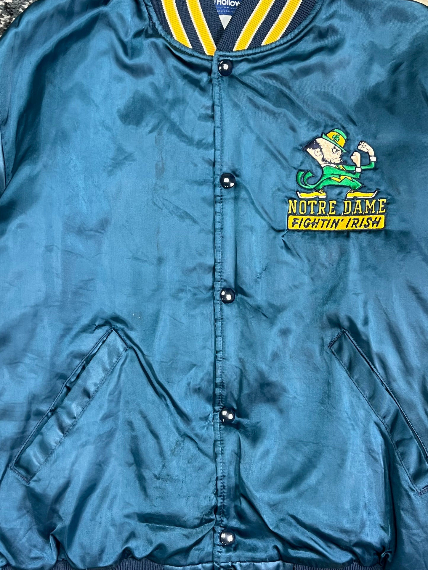 Vintage Notre Dame Holloway Bomber Jakcet