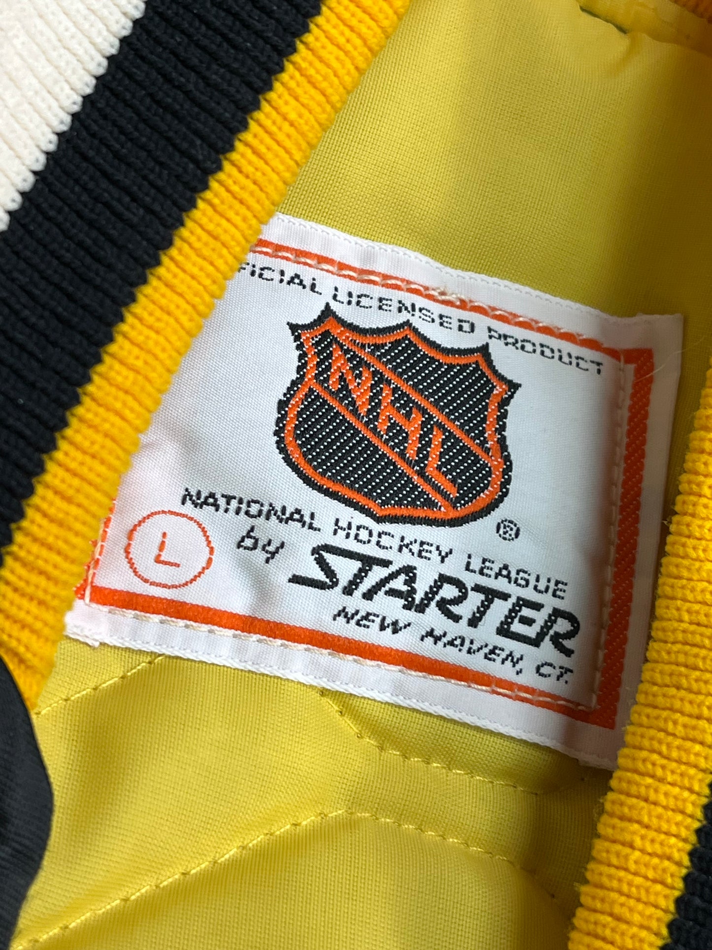 Vintage 80s Starter Boston Bruins Jacket