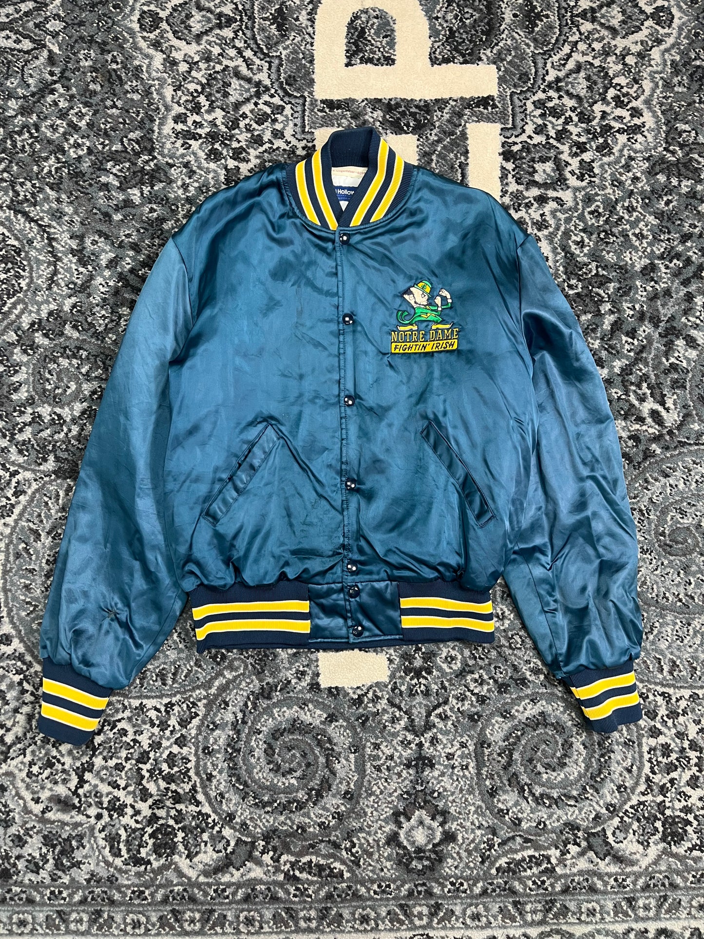 Vintage Notre Dame Holloway Bomber Jakcet