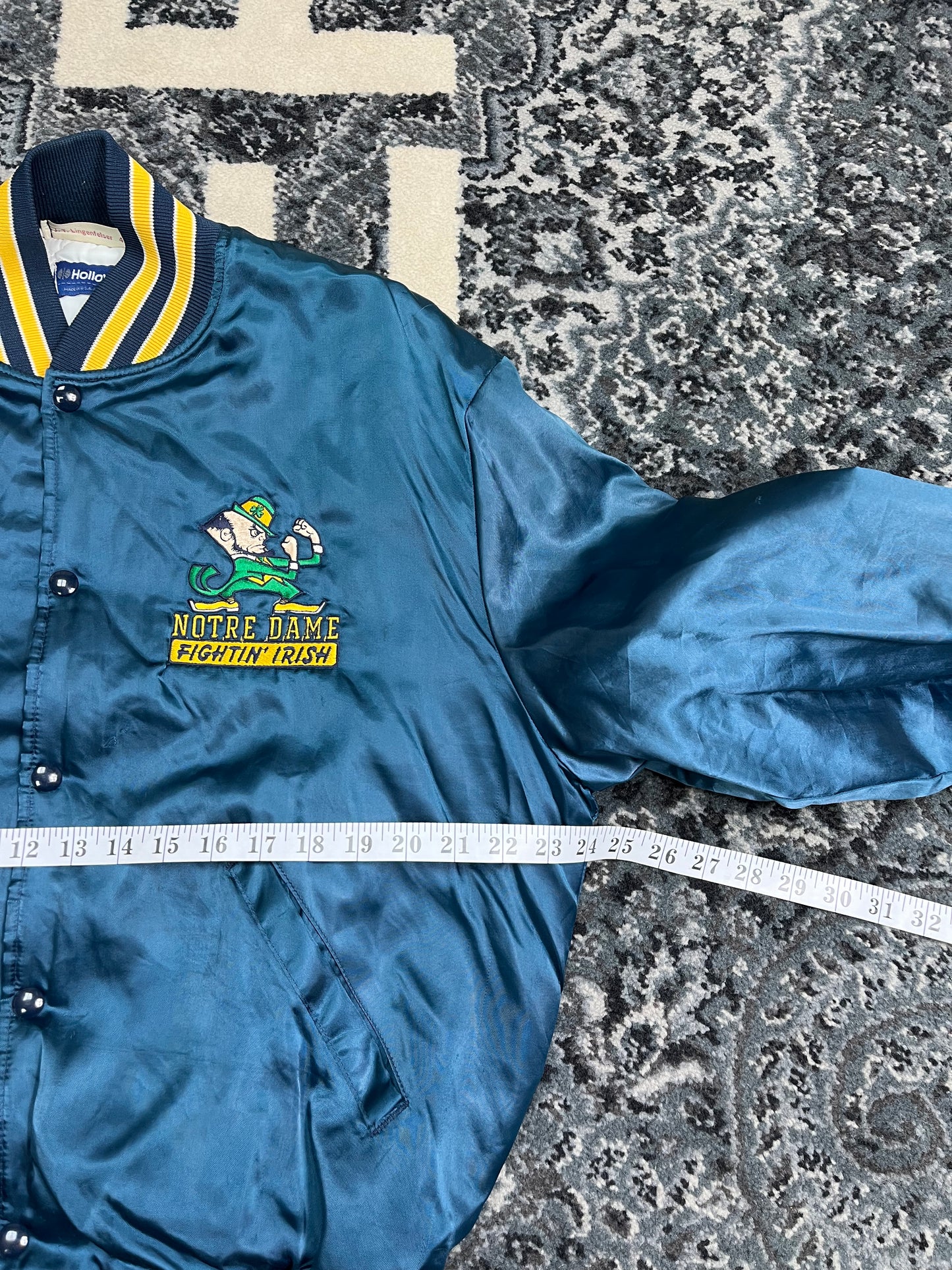 Vintage Notre Dame Holloway Bomber Jakcet