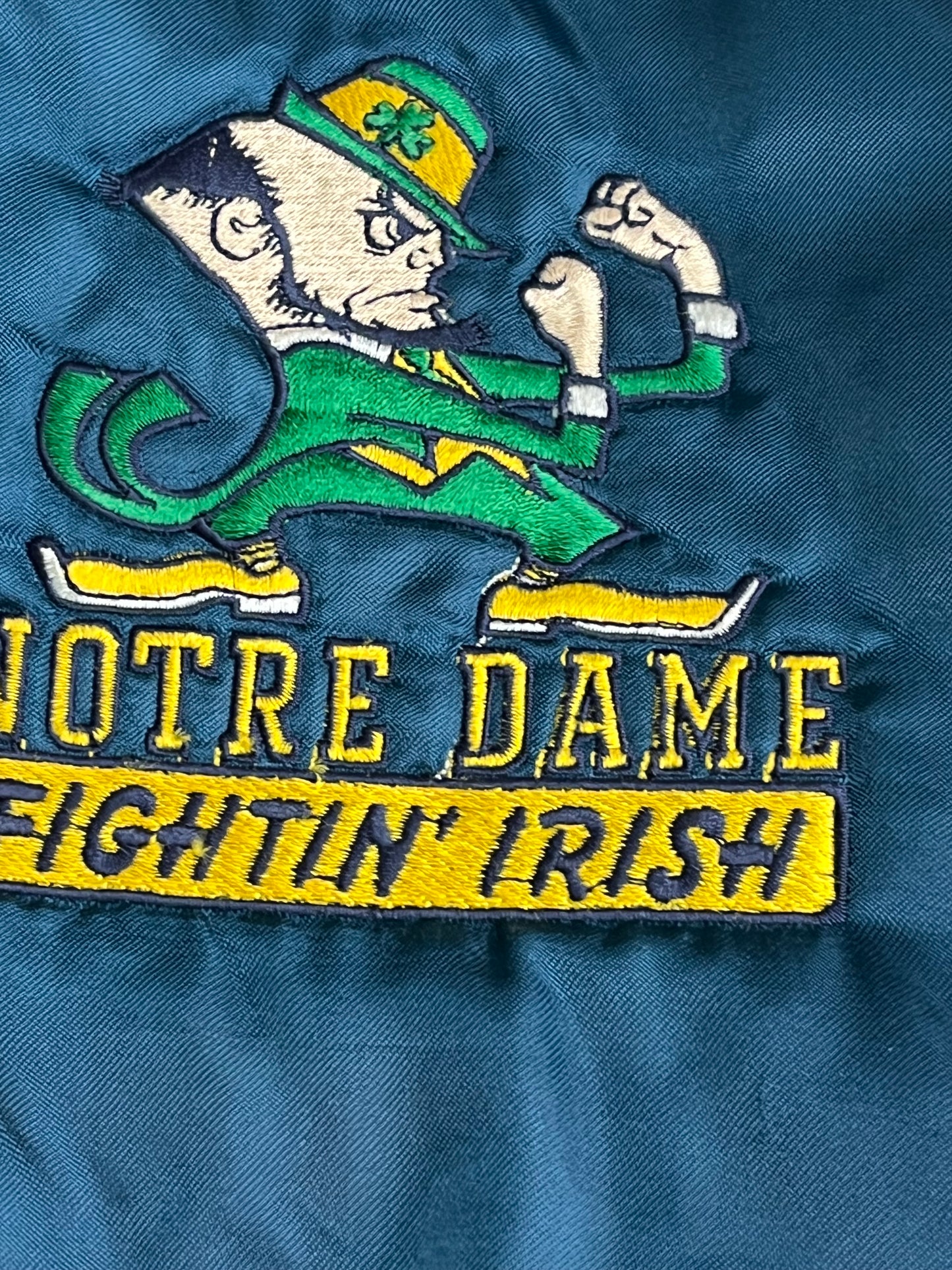 Vintage Notre Dame Holloway Bomber Jakcet