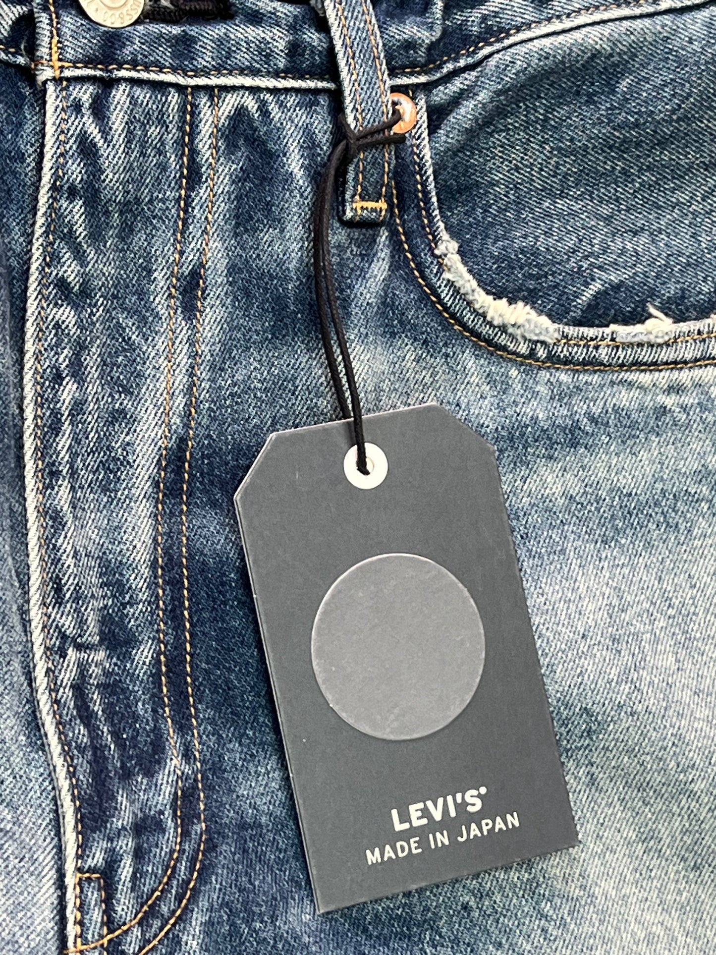 Levi 501 Selvedge Denim Jeans Made In Japan 33w 34L