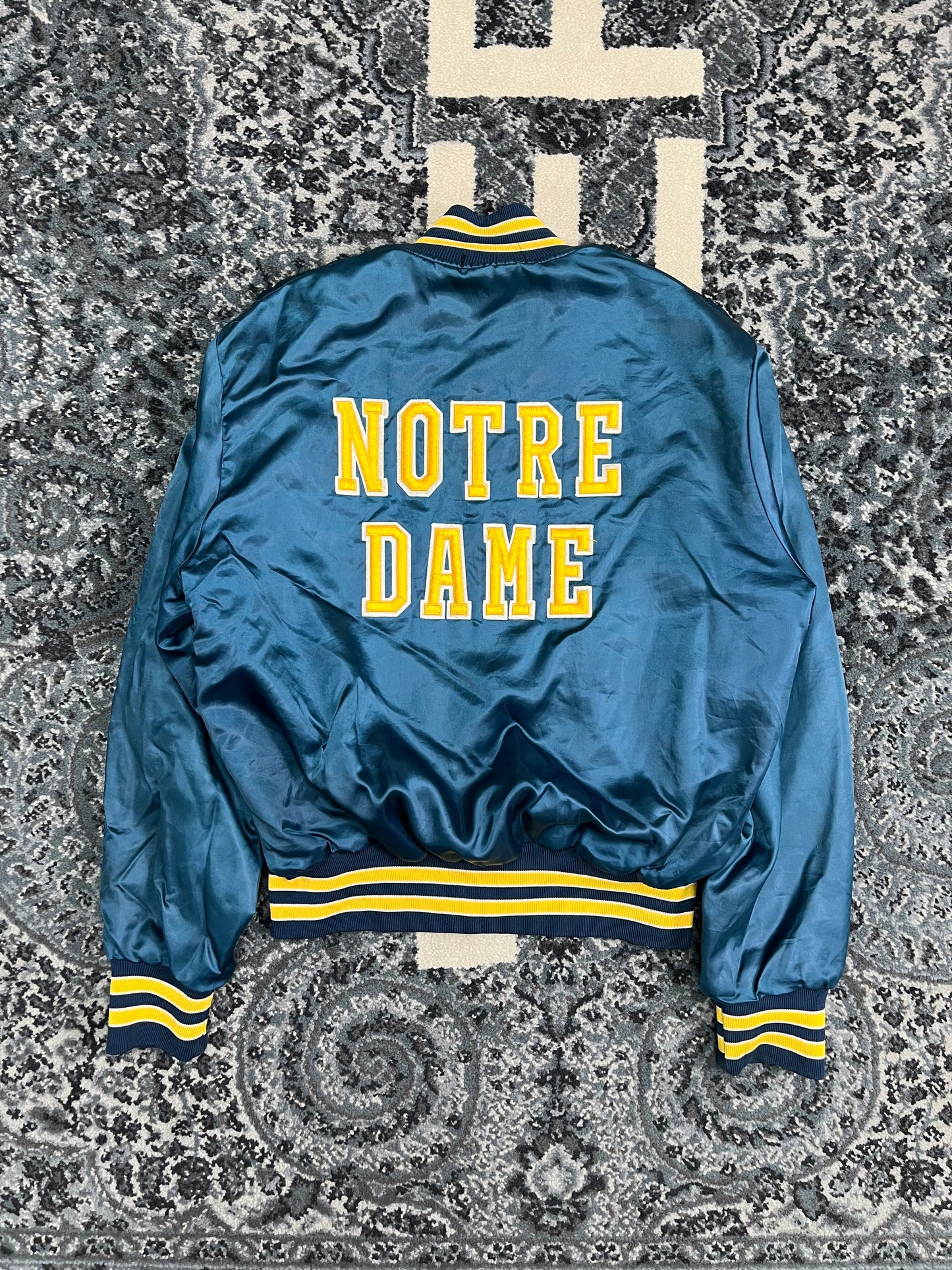 Vintage Notre Dame Holloway Bomber Jakcet