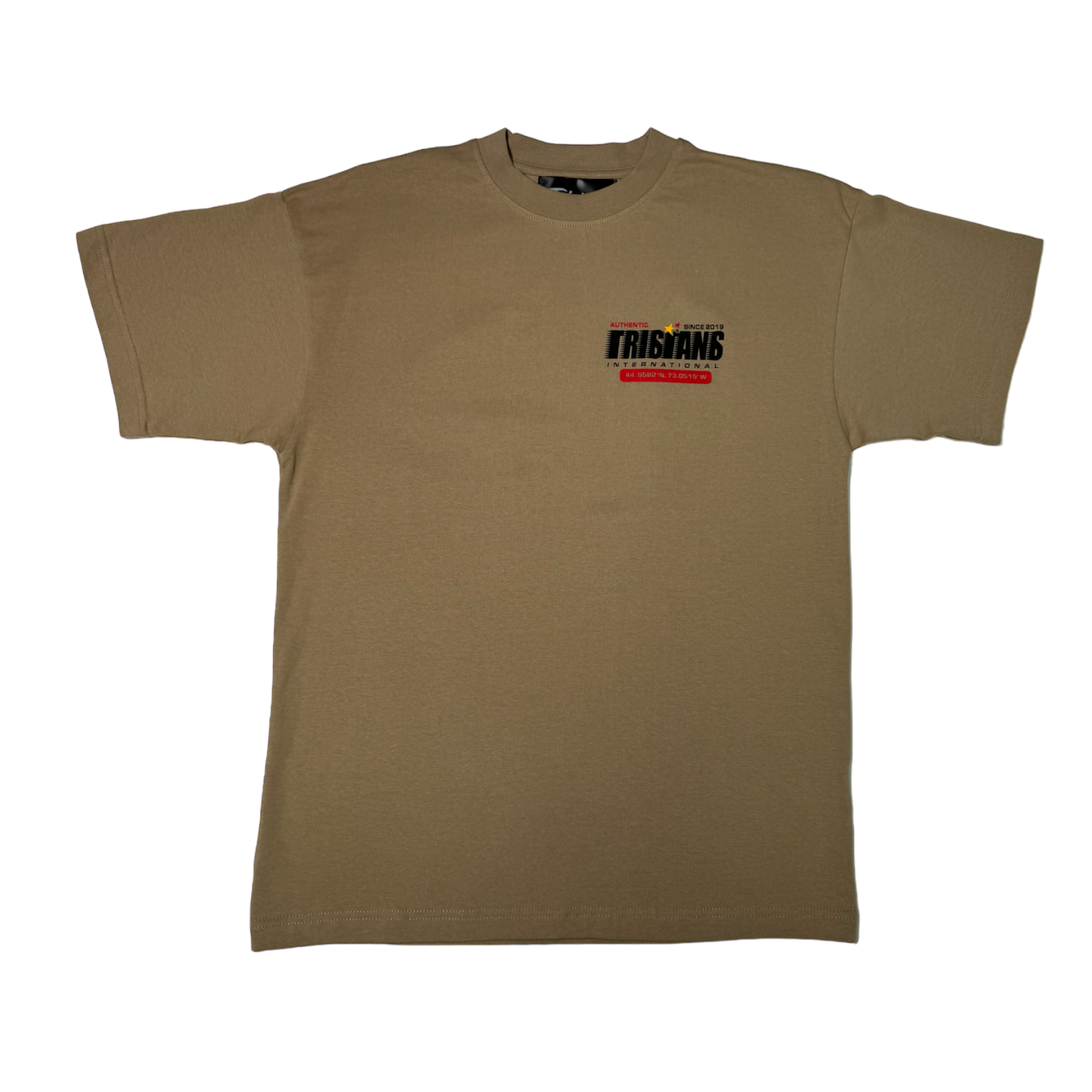 International Tan Location tee