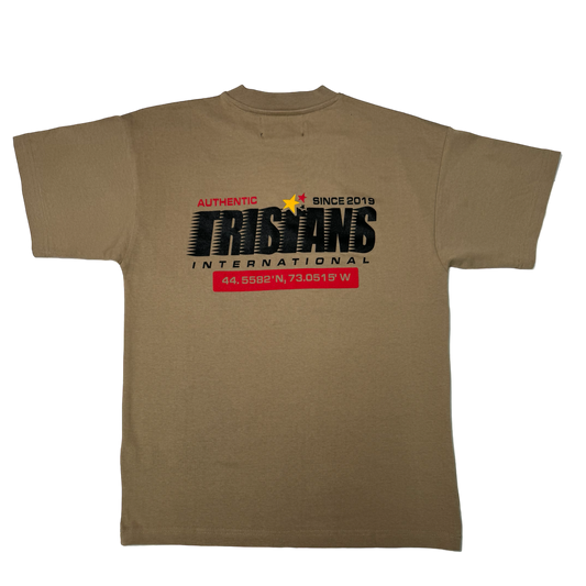 International Tan Location tee